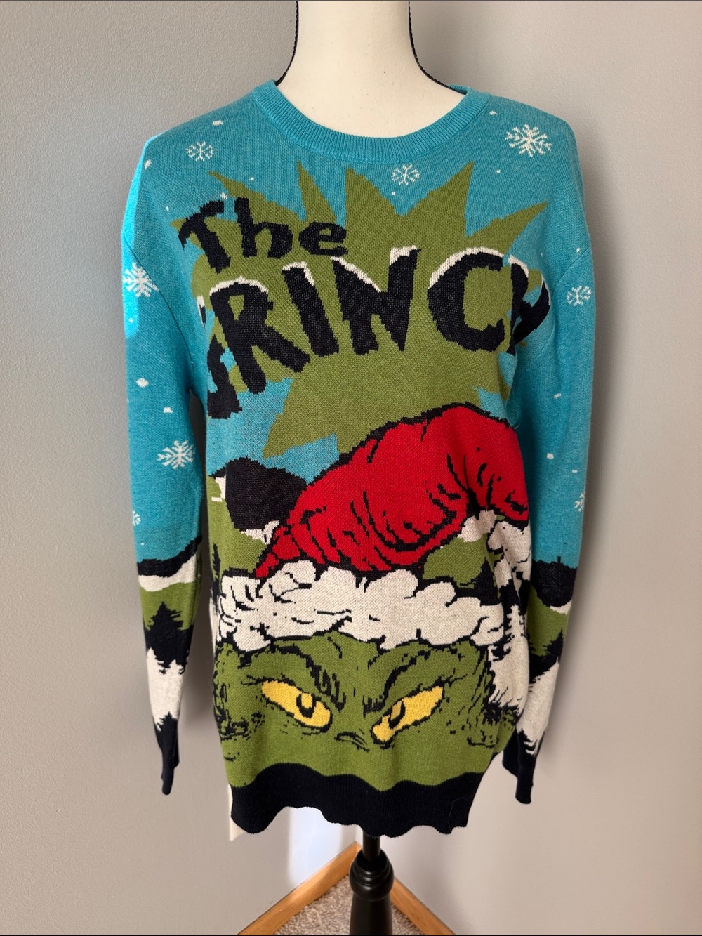 The Grinch Knit Holiday Sweater